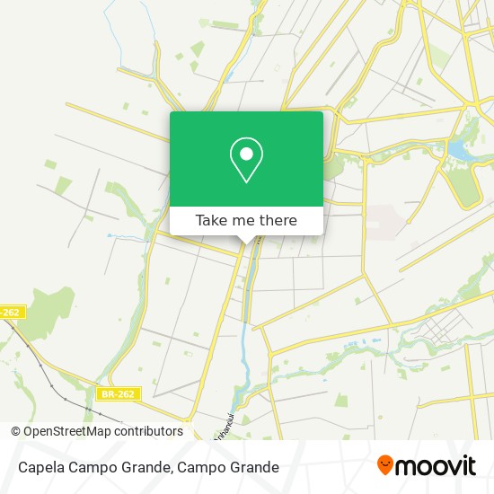 Capela Campo Grande map