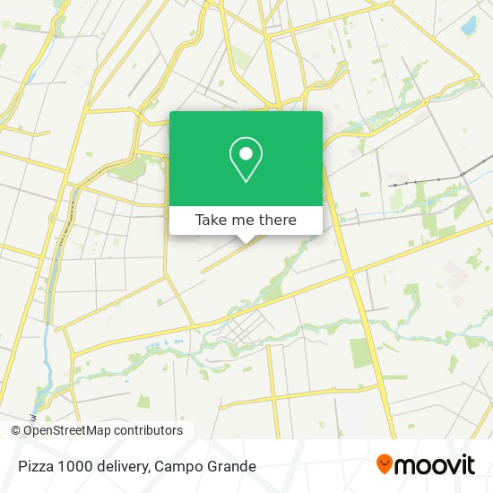 Mapa Pizza 1000 delivery
