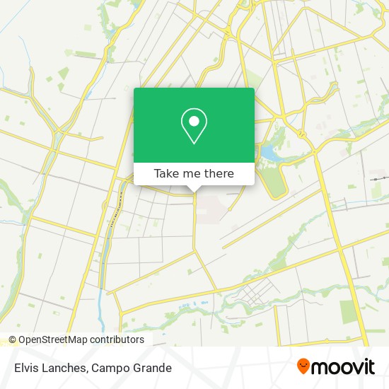 Mapa Elvis Lanches