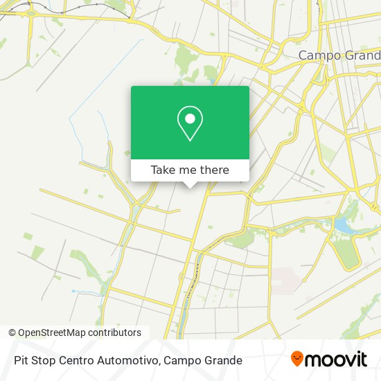 Mapa Pit Stop Centro Automotivo