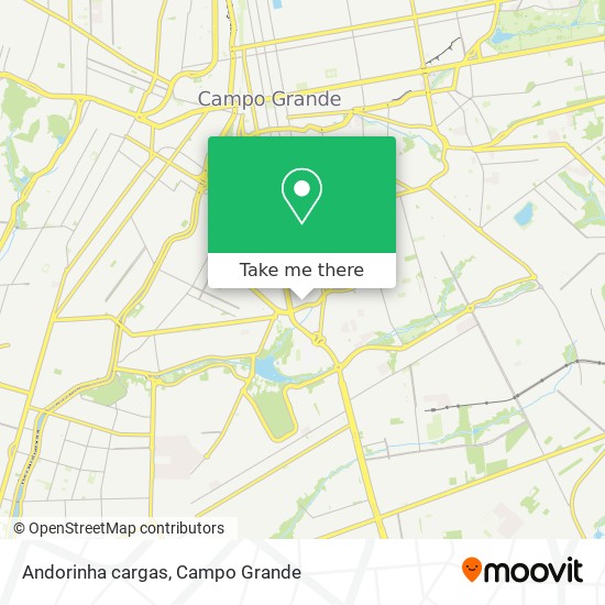 Andorinha cargas map