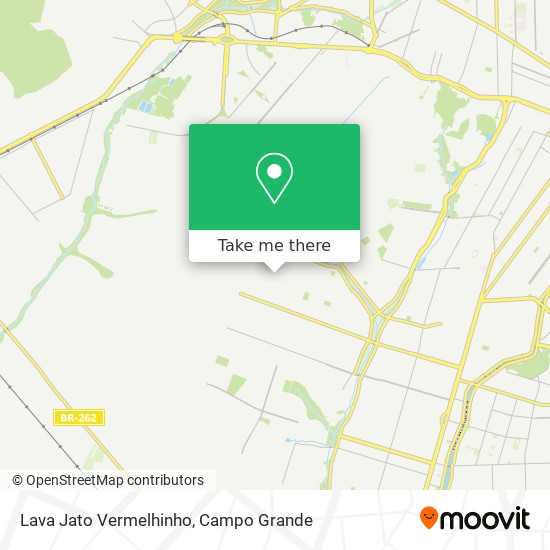 Lava Jato Vermelhinho map