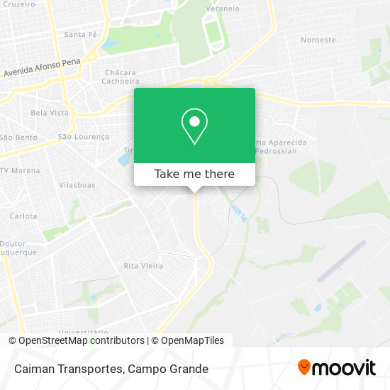 Caiman Transportes map