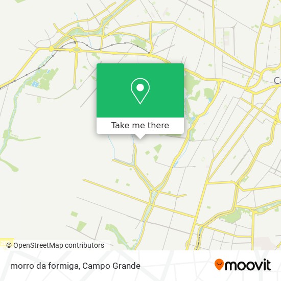 Mapa morro da formiga