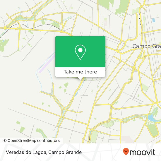 Veredas do Lagoa map