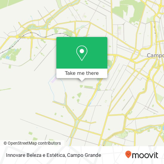 Innovare Beleza e Estética map