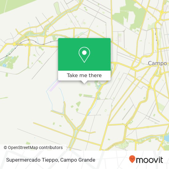 Supermercado Tieppo map