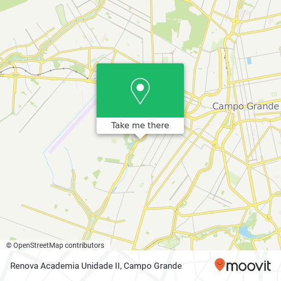 Mapa Renova Academia Unidade II