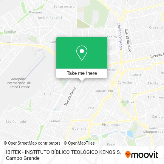 IBITEK - INSTITUTO BÍBLICO TEOLÓGICO KENOSIS map