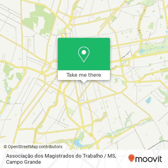 Associação dos Magistrados do Trabalho / MS map