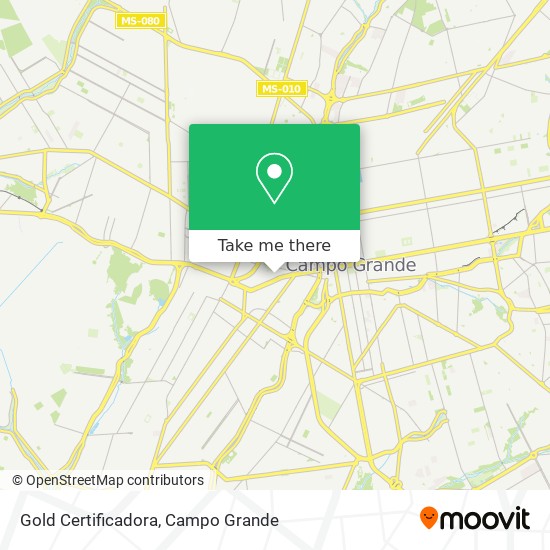 Gold Certificadora map