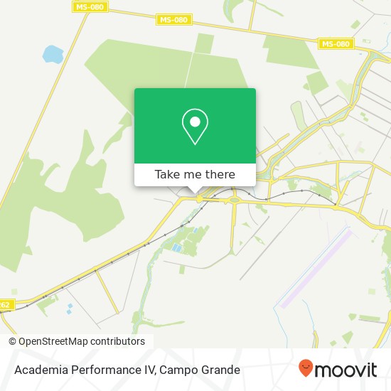 Mapa Academia Performance IV