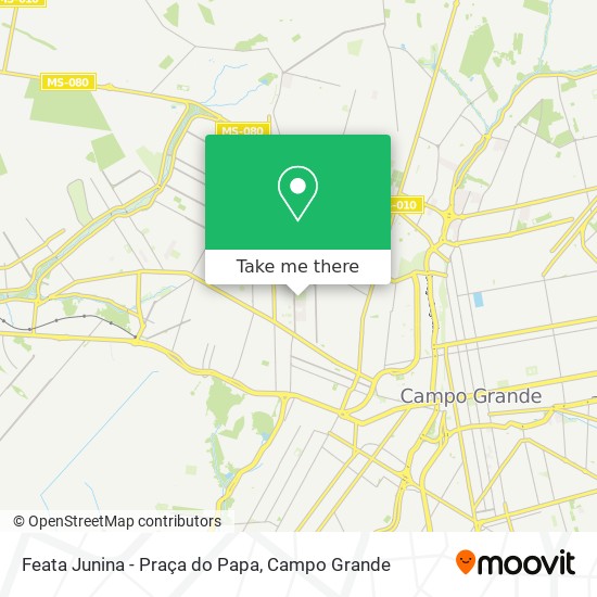 Feata Junina - Praça do Papa map