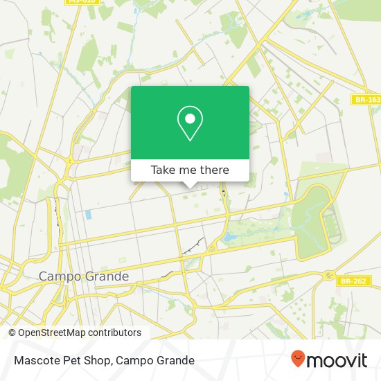 Mascote Pet Shop map