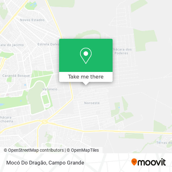 Mocó Do Dragão map