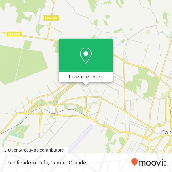 Panificadora Café map