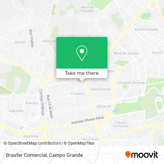 Brasfer Comercial map