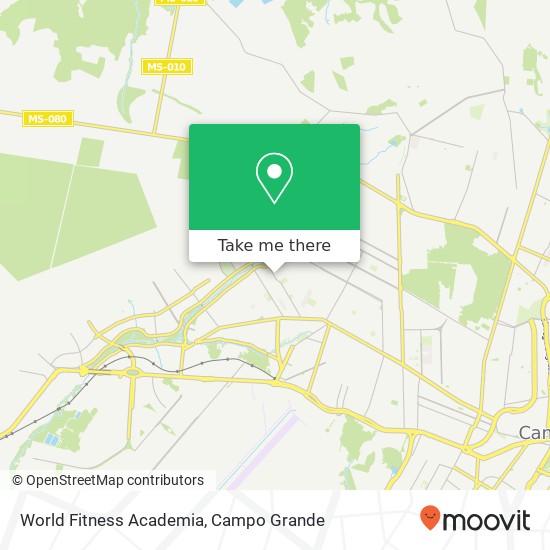 World Fitness Academia map