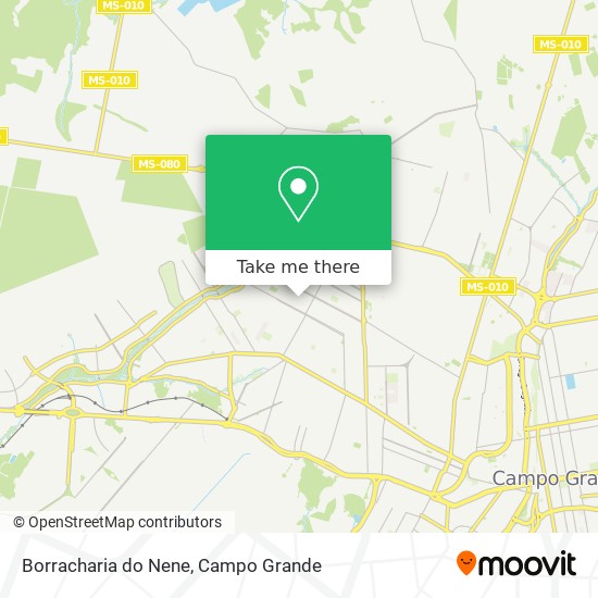 Borracharia do Nene map