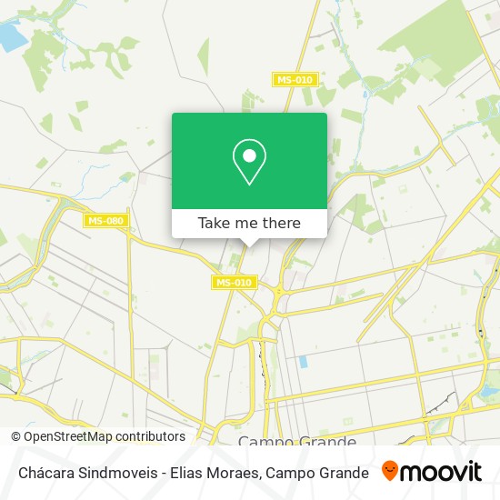 Mapa Chácara Sindmoveis - Elias Moraes