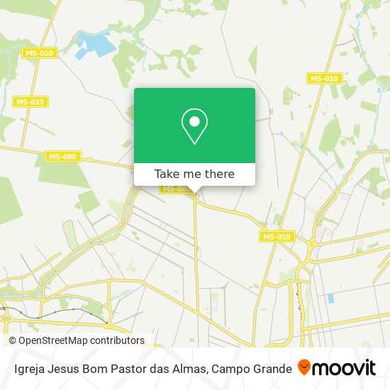 Igreja Jesus Bom Pastor das Almas map