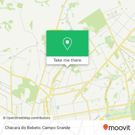 Chácara do Bebeto map