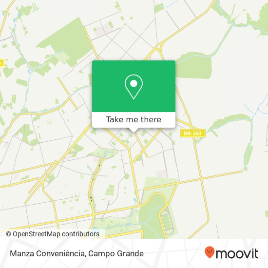 Manza Conveniência map