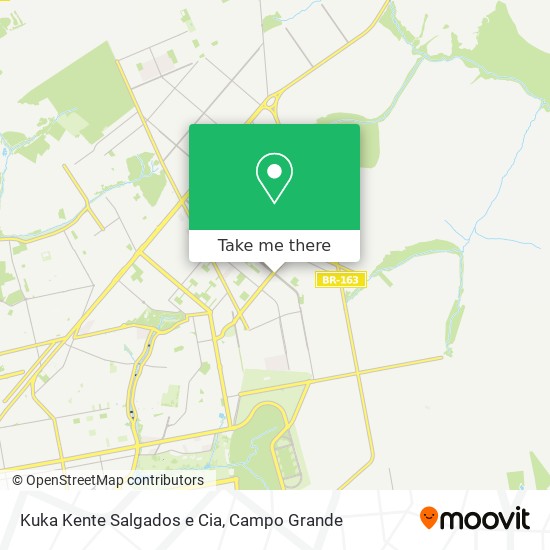 Kuka Kente Salgados e Cia map