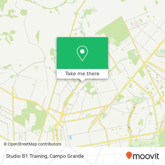 Studio B1 Training map