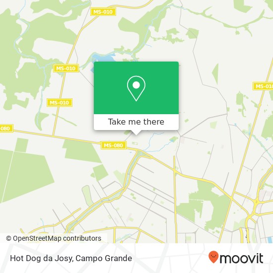 Mapa Hot Dog da Josy