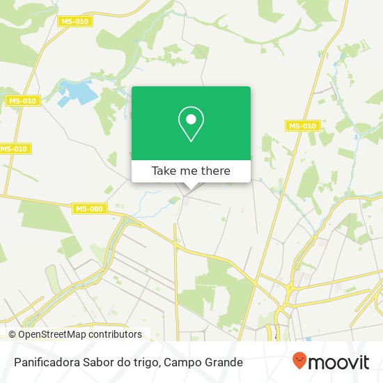 Panificadora Sabor do trigo map