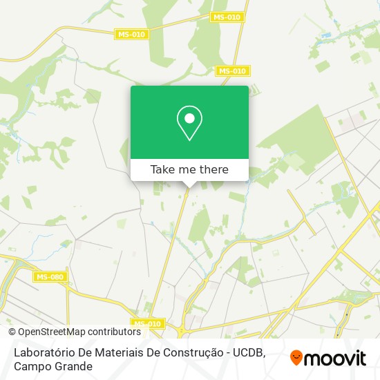 Laboratório De Materiais De Construção - UCDB map