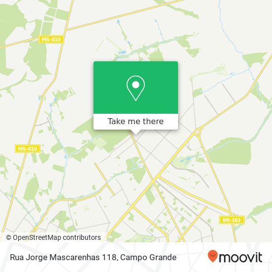 Rua Jorge Mascarenhas 118 map