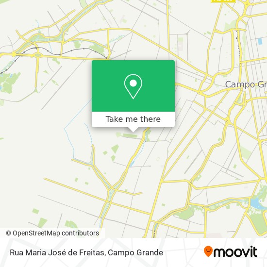Mapa Rua Maria José de Freitas