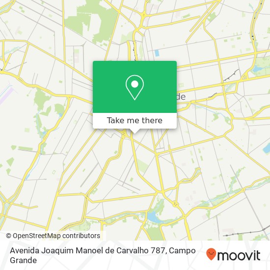 Mapa Avenida Joaquim Manoel de Carvalho 787