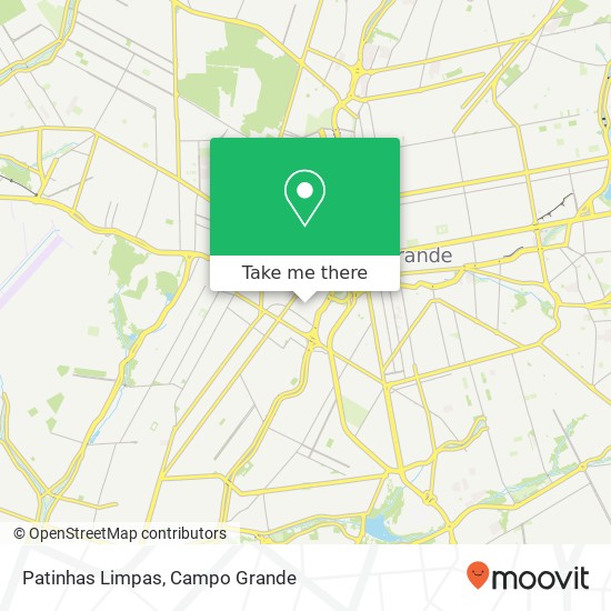 Patinhas Limpas map