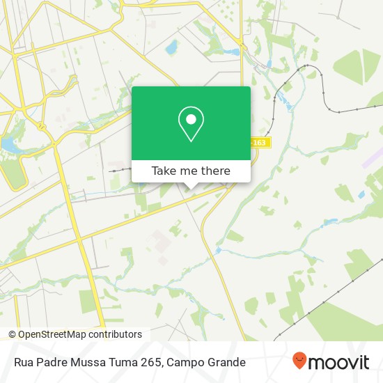 Rua Padre Mussa Tuma 265 map