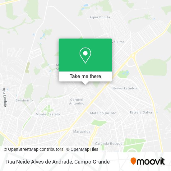 Mapa Rua Neide Alves de Andrade