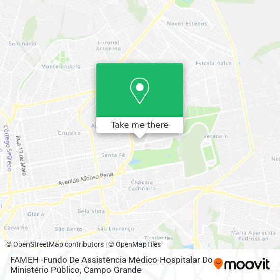 Mapa FAMEH -Fundo De Assistência Médico-Hospitalar Do Ministério Público