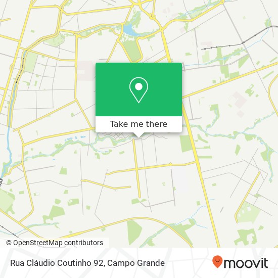 Rua Cláudio Coutinho 92 map