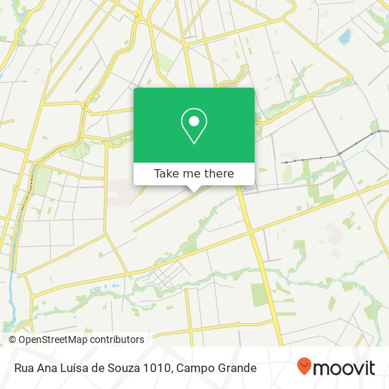 Mapa Rua Ana Luísa de Souza 1010