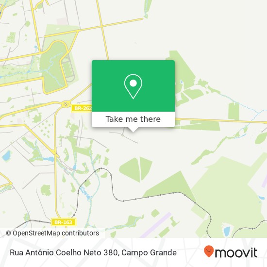 Mapa Rua Antônio Coelho Neto 380