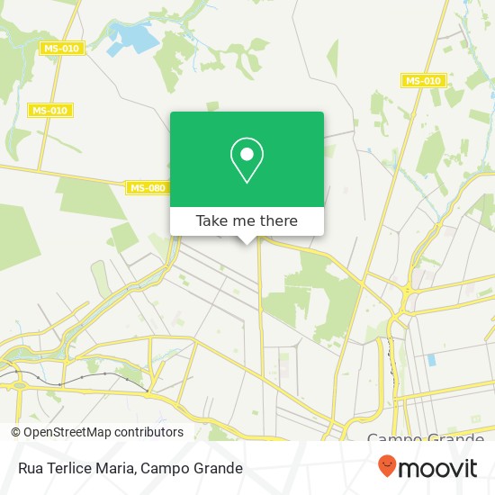 Mapa Rua Terlice Maria