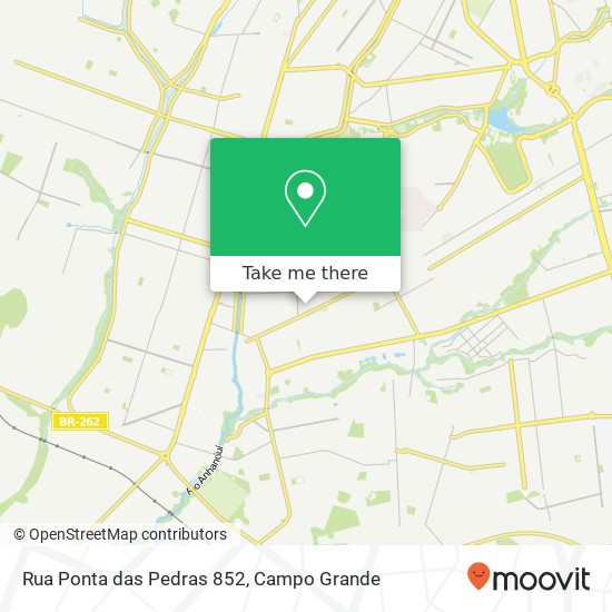 Rua Ponta das Pedras 852 map