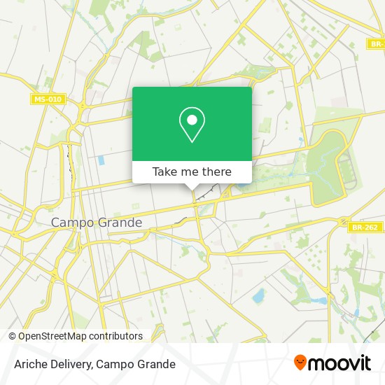 Ariche Delivery map