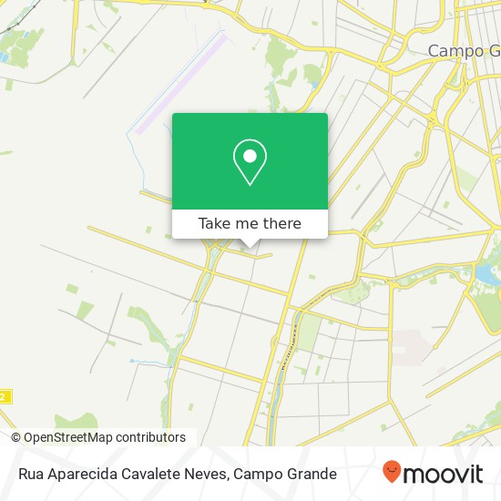 Mapa Rua Aparecida Cavalete Neves