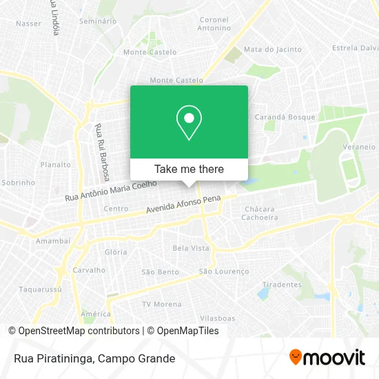 Rua Piratininga map