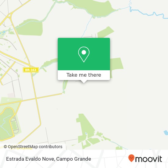 Estrada Evaldo Nove map