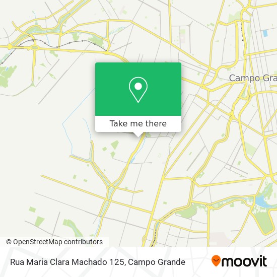 Mapa Rua Maria Clara Machado 125