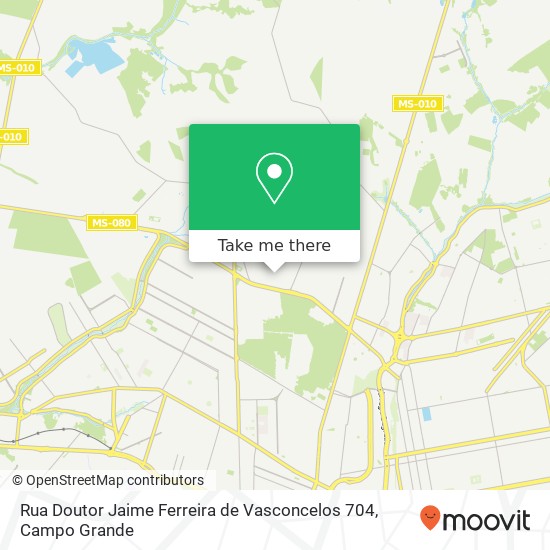 Rua Doutor Jaime Ferreira de Vasconcelos 704 map